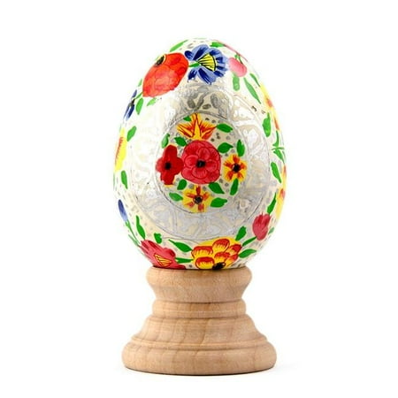 Hand Painted Lily - Water Lily Hand Painted Wooden Easter Egg