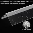 thumbnail image 6 of Clear Self-Adhesive Wall Corner Guards Walls Edge Protector & Corner Protectors for Wall, Furniture Corner, Door Easy to Install for Baby (6PCS, 1in x 39.5in), 6 of 6