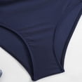 thumbnail image 5 of Curenmufel Swimsuits for Curvy Women Women's One Piece Swimsuit Scoop Neck Slimming Bathing Suit High Cut Cheeky Swimwear, 5 of 8