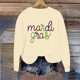 thumbnail image 3 of Mujeres de Manga Larga Tops Navidad Informal Impreso Cuello Tripulado Sudadera Invierno Acogedor, Mujeres de Manga Larga Navidad Tops, 3 of 6
