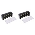 thumbnail image 3 of Terminal Block, 100A 600V PC and Copper Distribution Block Terminal Blocks with 2 Pcs for Lighting, Tunnel Power Distribution, 3 of 7