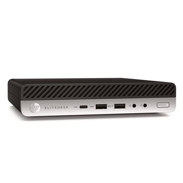 HP EliteDesk 800 G3 Mini PC, Intel Core i5-6500T, 8 Go RAM, 256 Go SSD, Windows 11 Pro, WiFi - Remis à Neuf