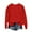 Red, variant on AherBiu Crewneck Sweatshirt for Women Long Sleeve Tops T Shirts Casual Loose Basic Pullover Tees