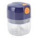 thumbnail image 4 of Picador de ajo eléctrico, Mini procesador de alimentos inalámbrico portátil Picador de ajo Eléctrico portátil azul Diseño de 3 cuchillas Capacidad de 250 mg Sin BPA PP Mini picador de verduras para el, 4 of 14