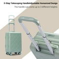 thumbnail image 5 of Luggage Sets Hardside 5 Piece Lightweight Hardshell Suitcase with Double Spinner Wheels and 3PCS Packing Cubes,(18"&26") Green, 5 of 9