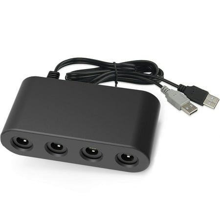 EEEkit GameCube Controller Adapter for Wii U and PC, Compatible With: Windows 2000, XP, Vista, Windows 7, Windows 8, Windows 10, 32 Bit/64 Bit and Mac OS Under the PC