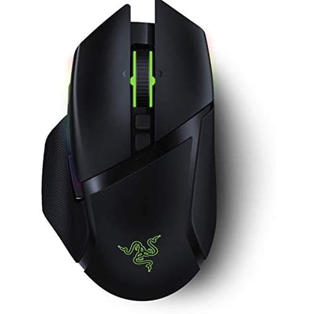 Mouse gamer Razer Basilisk inalámbrico 11 botones -Negro