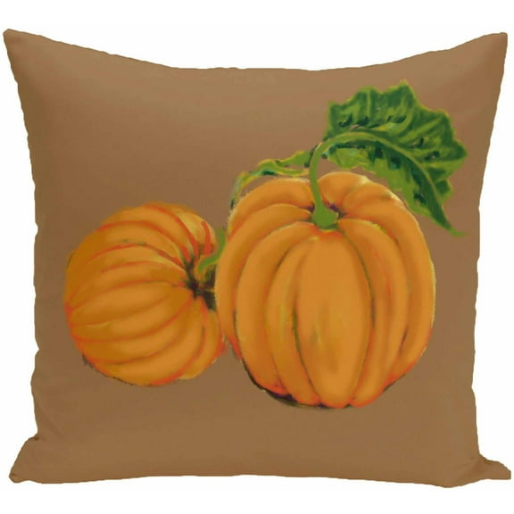 Simply Daisy 16" x 16" Pumpkin Patch Holiday Print Pillow