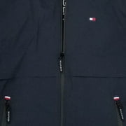 Tommy Hilfiger Mens Navy Blue Performance Hooded Jacket Medium