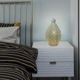 thumbnail image 2 of Table Lamp Desktop Light Moroccan Style Powered LED Lantern 14x14x25cm Oval, 2 of 8