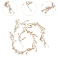 thumbnail image 3 of Guirnalda de enredaderas colgantes falsas de hebras de ratán sintético de Navidad, 3 uds., enredaderas artificiales para decoración de mesa de boda y Estilo B, 3 of 10