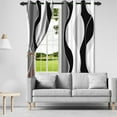 thumbnail image 6 of Lfeey Black out Curtains 63 inch Long, Top Grommets, Light Gray Room Darkening Curtains for Nursery, 2 Panels, 6 of 8
