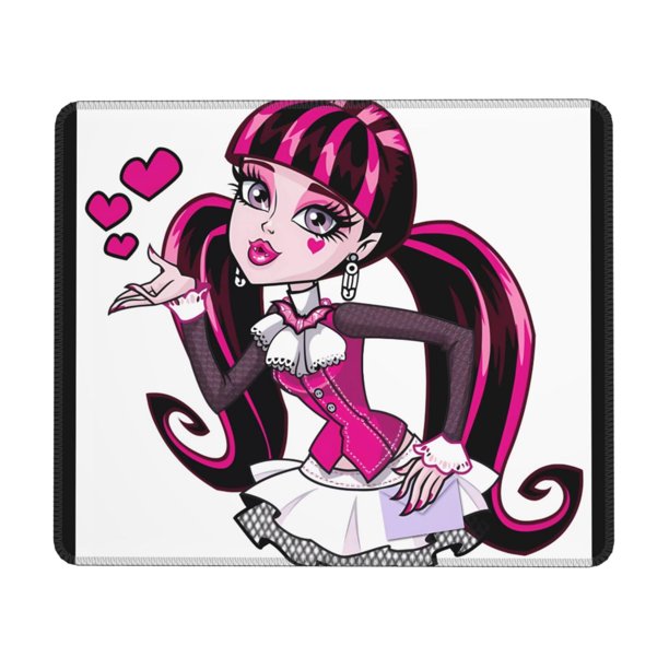 Alfombrilla de ratón Monster High con borde de goma y bloqueo, para ...