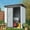 Style B, variant on Seizeen Outdoor Metal Shed, 5 x 3ft Aluminum Garden Shed for Tools, Patio Tool Storage Shed with Lockable Door for Lawn, Patio, Backyard, L0024