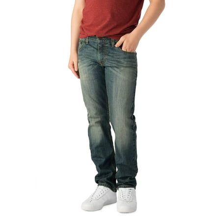 Signature by Levi Strauss & Co. S31 Slim Straight Jeans (Little Boys & Big (Best Jeans For Small Bum)
