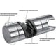 thumbnail image 2 of Replaceable Handheld Shower Holder, Shower Head Holder, 18-25MM Diameter Adjustable, Chrome ABS (Silver), 2 of 5