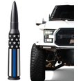 thumbnail image 1 of Antena antirrobo EcoAuto Bullet de 14 cm para Dodge Ram Ford, 1 of 8