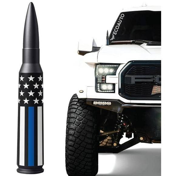 Antena antirrobo EcoAuto Bullet de 14 cm para Dodge Ram Ford
