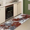 thumbnail image 3 of 2x6 FT Kitchen Runner Rugs Non Skid Washable, Faux Wool Rug Runners for Hallways Bathroom Carpet Runner, Soft Indoor Modern Floor Rug for Entryway Laundry Room, 3 of 11