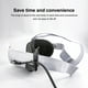 thumbnail image 2 of sweethay VR Cable Clamp Fixer Auricular Hebilla de alta velocidad Gafas Hebillas Reemplazo de accesorios para Quest 2 Blanco Type3 NO3, 2 of 6