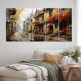 thumbnail image 2 of Designart "Town Alley Denmark Old painting II" Denmark Wall Art Prints Set, 2 of 5