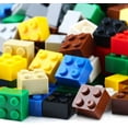 thumbnail image 3 of 2x2 Bricks 400 Pieces Multicolored Classic Parts Building Creative Play Blocks Set Toy Basic Accessories Compatible with 3003 Major Brick Brands, 3 of 6