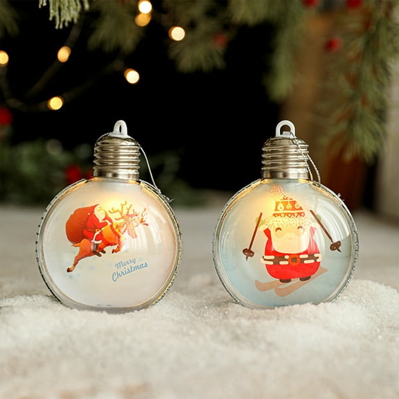 Christmas Ball Ornaments 1 Pcs - 3 inch Large Shatterproof Christmas Balls, Light Bulb Decorations Indoor, Exquisite Holiday Party Hanging Ornaments for Xmas Tree, Wreath, Vines, Multicolor