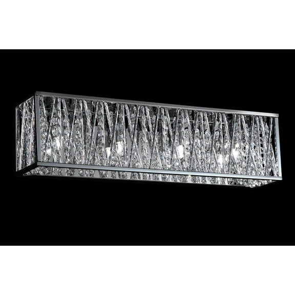 4 Light Vanity Light in Metropolitan Style 21.5 inches Wide By 5.5 inches High Bailey Street Home 372-Bel-1177062