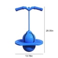 thumbnail image 3 of Pogo Jumper with Handle and Ball Pump, Balance Jumping Ball, Jumping Toy, Low Noise Pogo Stick Alternative, High Jump Toy Bounce Jump Trick Board Pogo Bouncing Ball for Indoor Outdoor Use, 3 of 8