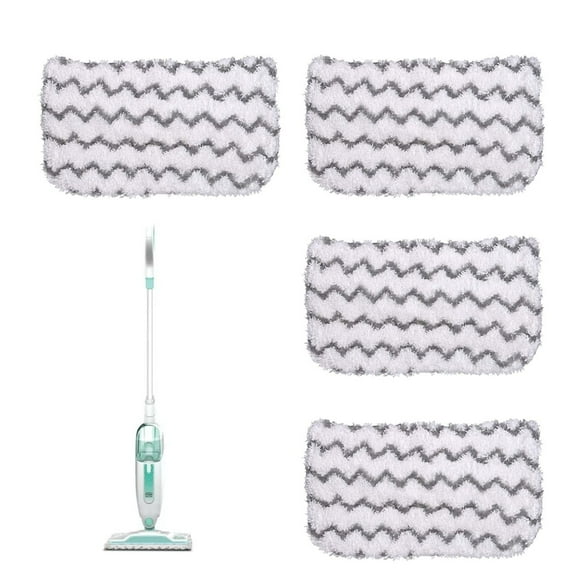 Home Times 4 Packs Replacement Steam Mop Pads for Shark Steam Mop Hard Floor Cleaner S1000WM S1000 S1000A S1000C Microfiber Accessories Refills