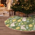 thumbnail image 5 of Sikiie Happy Easter Nativity Christmas Tree Skirt, Jesus Christian Winter Holiday Tree Mat Decoration(30-48IN)48", 5 of 6