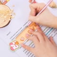 thumbnail image 3 of 4pcs Cartoon Pet Straight Ruler Bookmarks Painting 15cm Scale Ruler Bendable Learn Kawaii Stationery Office School Supplies Mix 4cps E, 3 of 6