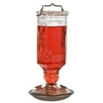 thumbnail image 2 of Perky-Pet 24 oz Clear Square Antique Bottle Glass Hummingbird Feeder, 2 of 3