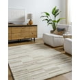 thumbnail image 6 of Hauteloom Amrita Wool Living Room, Bedroom Area Rug - Geometric, Traditional, Transitional - Ivory, Sandstone, Beige - 2' x 3', 6 of 6
