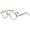 C4, variant on Bamboo Wood Full Frame Reading Glasses with Anti-Fog, Anti-Blue Light Resin Lenses for Round Faces