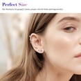 thumbnail image 3 of 17pcs 16G Tragus Earrings, EEEkit Stainless Steel Cartilage Helix Earrings, Conch Earring Studs, Hoop Earring, Lip Rings, Labret Studs, Piercing Jewelry for Women Men, Silver, 3 of 9