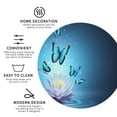 thumbnail image 4 of Disketp Butterflies And Waterlily In Water Funny Coasters,6 Pcs Leather Coasters With Holder, Perfect Housewarming Hostess Gifts,Protect Furniture From Water Marks Scratch And Damage, 4 of 9