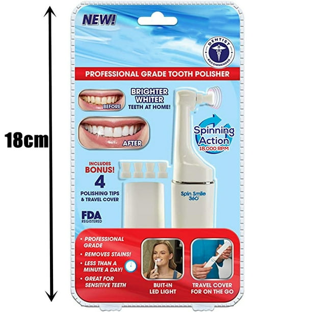 Grade Tooth Polisher Toothbrush Tooth Stains Toothbrush with Cover