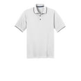 thumbnail image 5 of Port Authority Rapid Dry Tipped Polo-XS (White/ Jet Black), 5 of 6