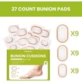 thumbnail image 7 of Bukihome Foam Bunion Pads to Wear with Shoes – Soft Bunion Cushion Protector - Breathable Foot Pad for All Day Comfort & Support - Self-Adhesive Bandages for Men and Women (27 Count, Multi-Size), 7 of 7