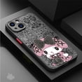 thumbnail image 2 of Hello Kitty Kuromi Melody Matte Case For Apple iPhone 15 11 14 13 12 Pro 7 XR X XS Max 8 Plus 6 6S SE 2022 15Pro Phone Cover RJ, 2 of 6