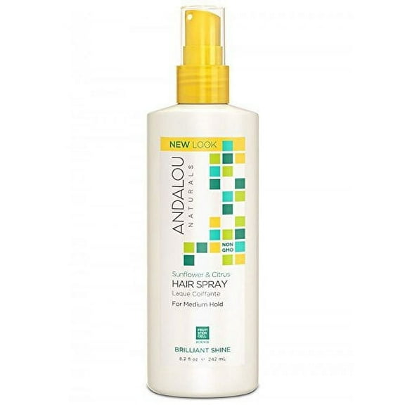 Andalou Naturals Medium Hold Hair Spray Sunflower and Citrus - 8.2 fl oz