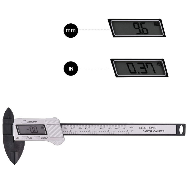 Neiko 01407a electronic digital caliper stainless 2024 steel body with large lcd screen