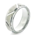 thumbnail image 2 of Mens 8MM Grey Tungsten Band with Satin Finish, 2 of 3