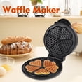 thumbnail image 3 of yeacher Mini Waffle Maker Waffle Machine for Individual Waffles, Paninis, Hash browns, & other on the go Breakfast, Lunch or Snacks, 3 of 7