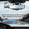 thumbnail image 3 of Rearview Mirror Phone 360 Degree Holder for Car  Hands Free Cell Phone Automobile Cradles  Multifunctional Adjustable Mount  Fit for Mobile Phones, 3 of 10