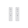 thumbnail image 3 of RetroFam 7-in-1 Racing Bundle for Wii & Wii U: 2 Racing Wheels, 2 Remote Controllers, 2 Nunchucks for Wii/Wii U & Mario Kart Wii Game (Used) - Complete 2-Player Multiplayer Set - White, 3 of 5