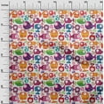 thumbnail image 3 of oneOone Polyester Spandex Orange Fabric Kids Fish Dress Material Fabric Print Fabric By The Yard 56 Inch Wide, 3 of 4