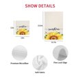thumbnail image 7 of Sunflowers Kitchen Dish Towels for Drying Dishes Set of 4, Farmhouse Bees Vintage Sunshine Summer Waffle Weave Microfiber Hand Tea Bathroom Towels Quick Dry & Absorbent Towel 12x12, 7 of 7