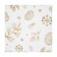 thumbnail image 5 of YFYANG Square Polyester Table Cloth, 60" x 60" Reusable Table Cover Kitchen Dining Room Pine Branches Snowflake Pattern Decorative Tablecloths for Tables of 2-4 People, 5 of 8